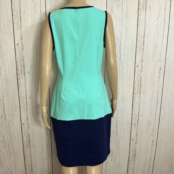 Cynthia Rowley Color Block Sheath Cut Dress Size Large - Picture 2 of 6